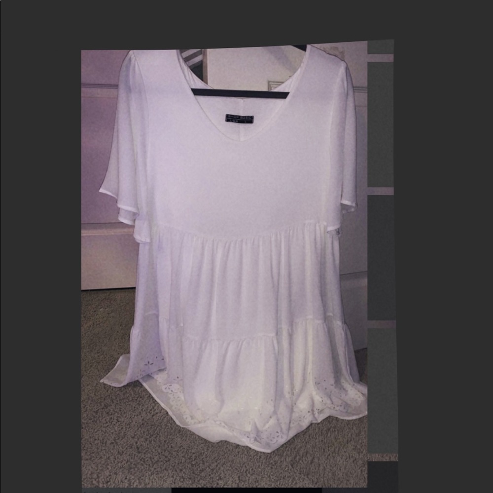 White babydoll dress